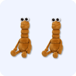 Marcus The Worm Plush 2PCS