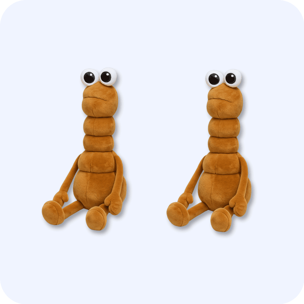 Marcus The Worm Plush 2PCS Marcus The Worm Plush 2PCS