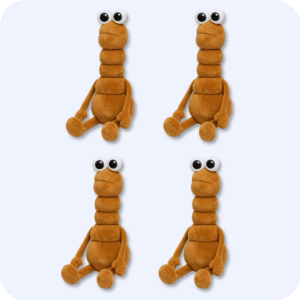Marcus The Worm Plush 4PCS
